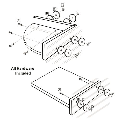 Wood Platform Set (3 Pack)