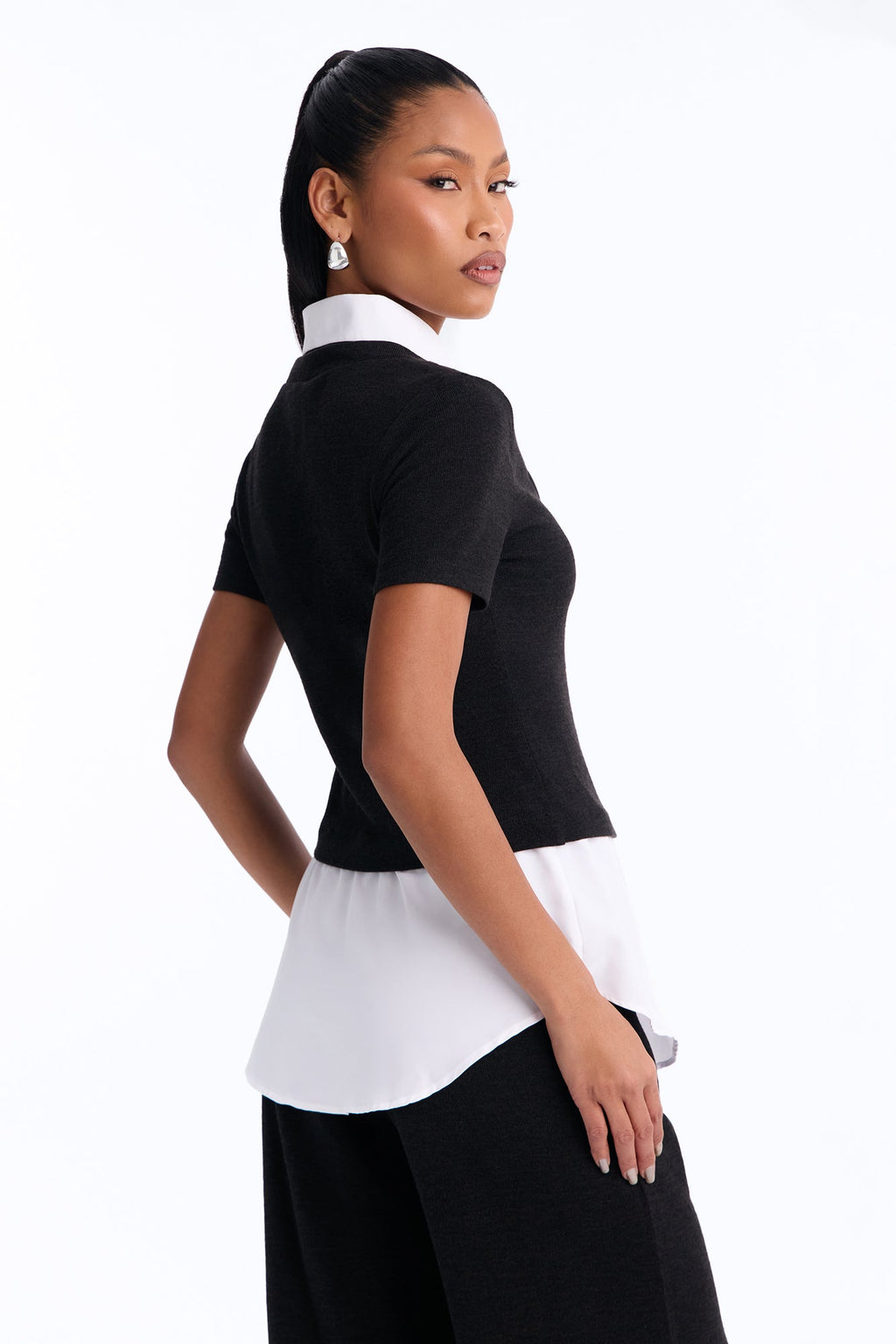 Desk Diva 3 Piece Pant Set - Black