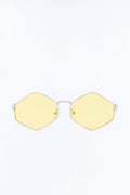 Solar Quest Sunglasses - Silver/Yellow