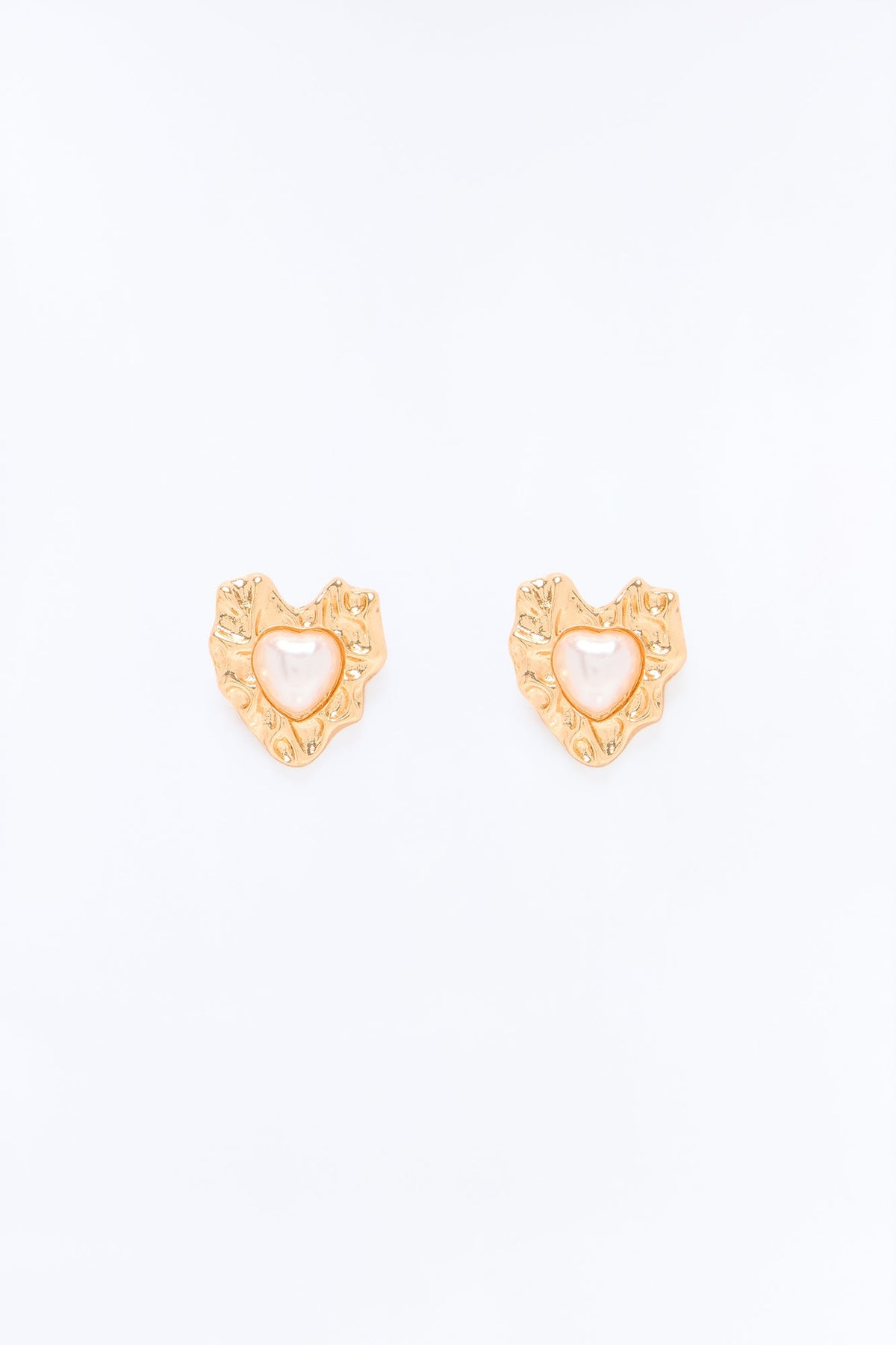 Pretty Mood Stud Earrings - Gold