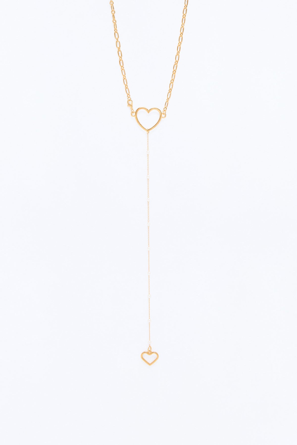 Falling For You Back Chain - Gold