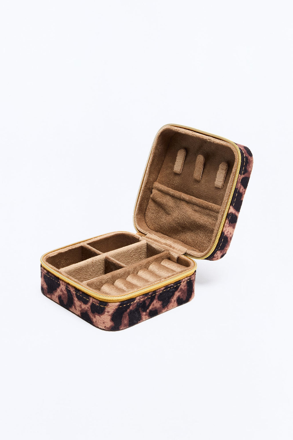 Hidden Treasures Jewelry Box - Leopard