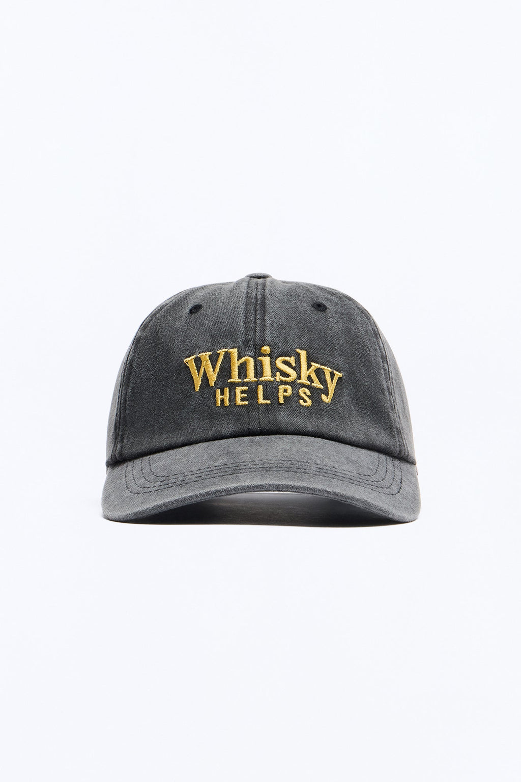 Whiskey Helps Baseball Hat - Black/combo