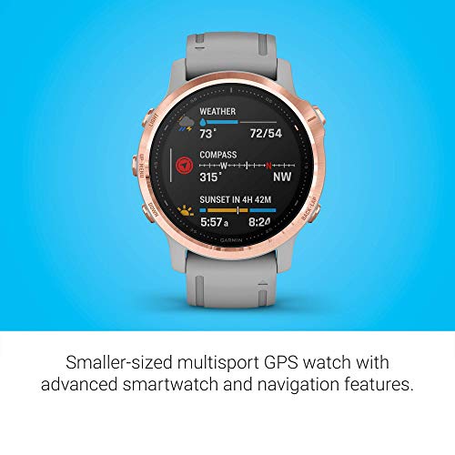 Garmin - fēnix 6S Sapphire GPS Smartwatch 42mm  - Rose Gold - 010-02159-20