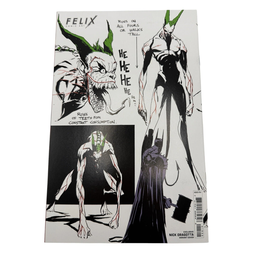 Absolute Batman #15 Felix Comic Art Exclusive Absolute Joker Near Mint Limited to 1000