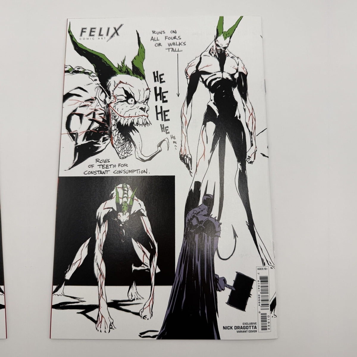 Absolute Batman #15 Felix Comic Art Exclusive Absolute Joker Near Mint Limited to 1000