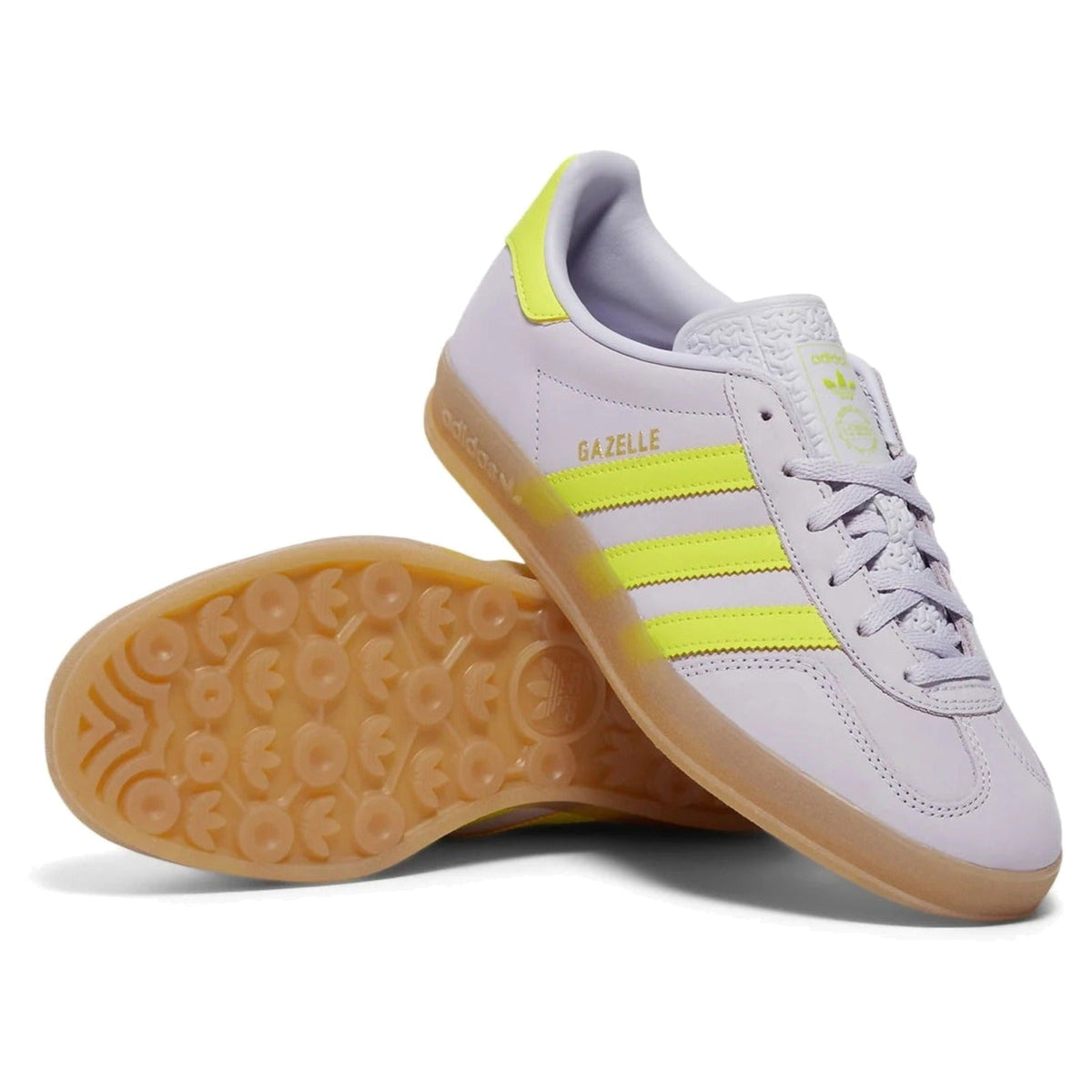 Adidas Gazelle Indoor Silver Dawn Solar Yellow (Women's)