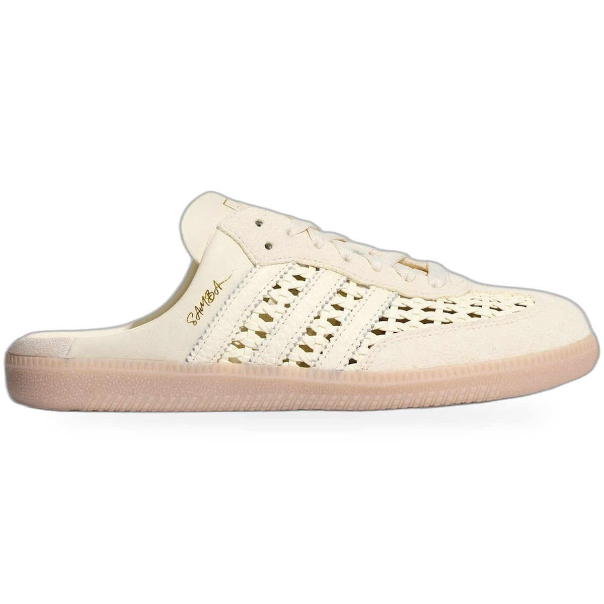 Adidas Samba Mule Woven Basketweave Cream White (Women's)