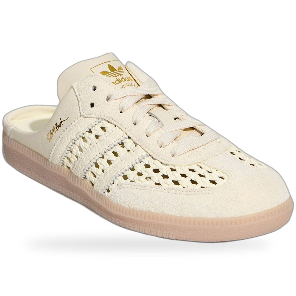 Adidas Samba Mule Woven Basketweave Cream White (Women's)