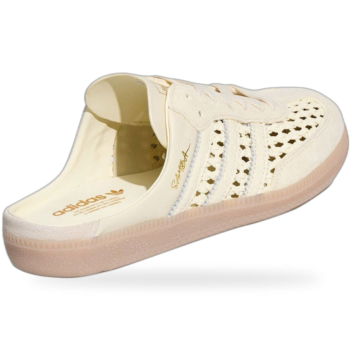 Adidas Samba Mule Woven Basketweave Cream White (Women's)