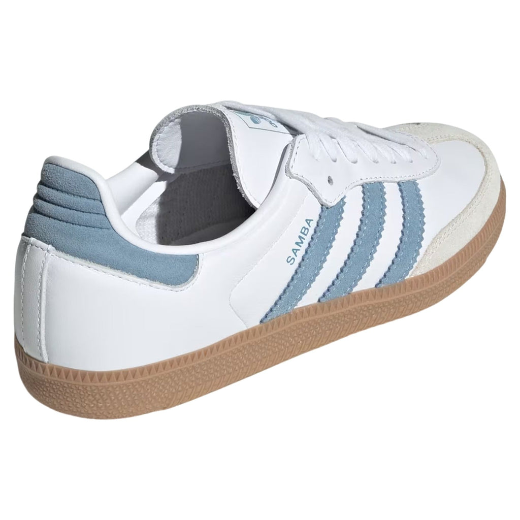 Adidas Samba OG White Alumina Ash Blue (Women's)