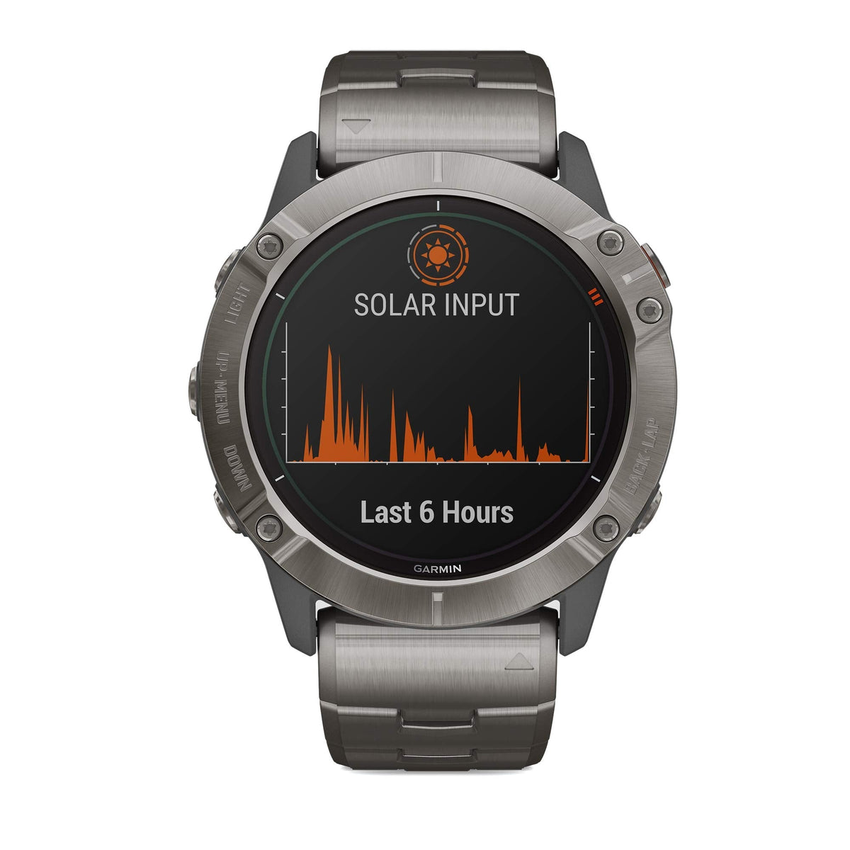 Garmin Fenix 6X Pro Solar 51mm - Titanium With Vented Titanium Bracelet - 010-02157-23