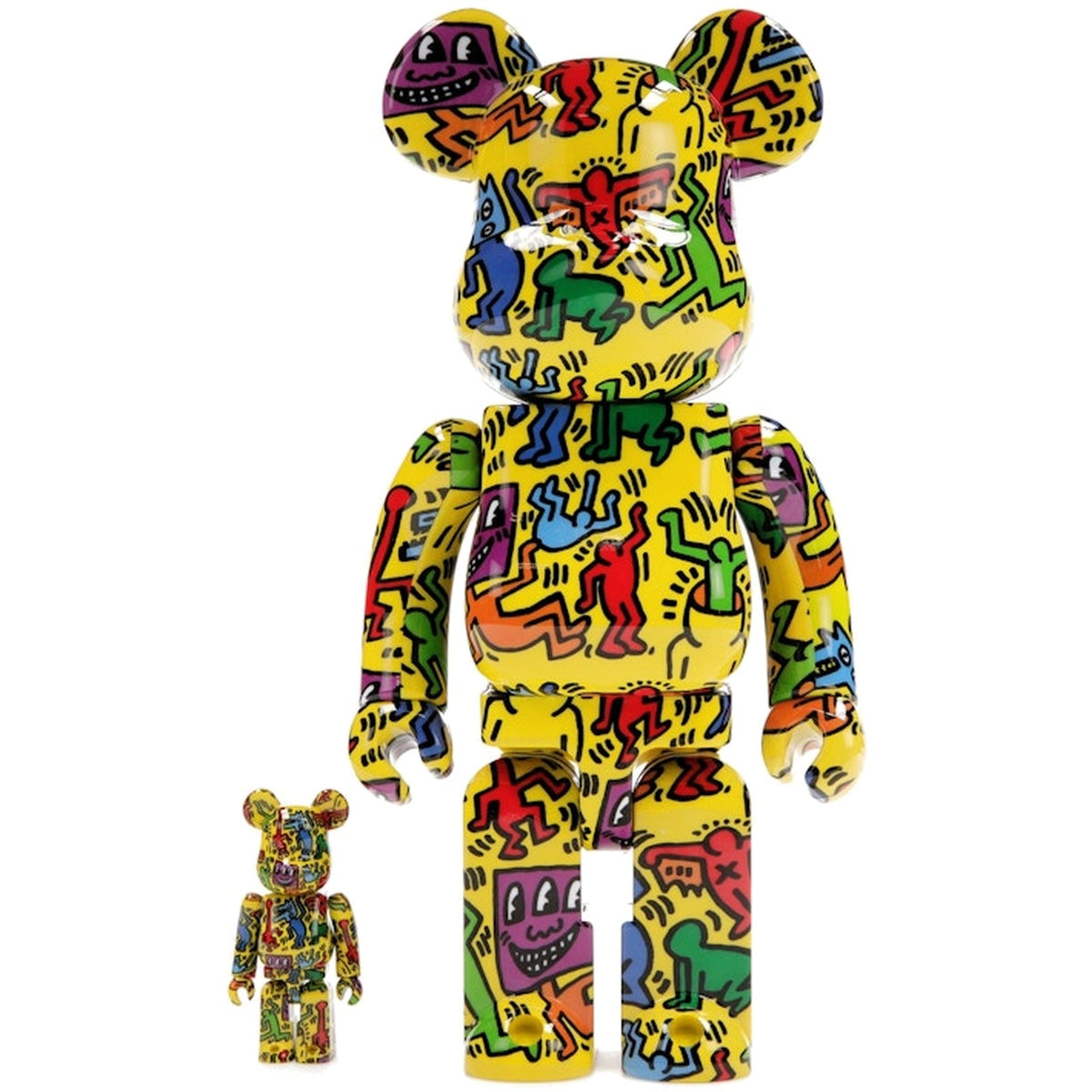 Bearbrick Keith Haring #5 100% & 400% Set