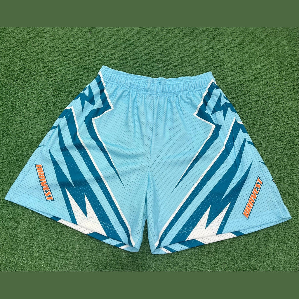 Bravest Studios Moto Shorts Blue