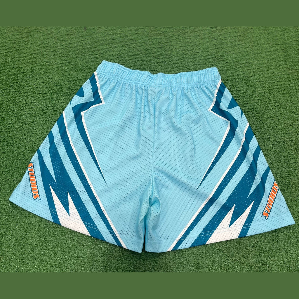 Bravest Studios Moto Shorts Blue