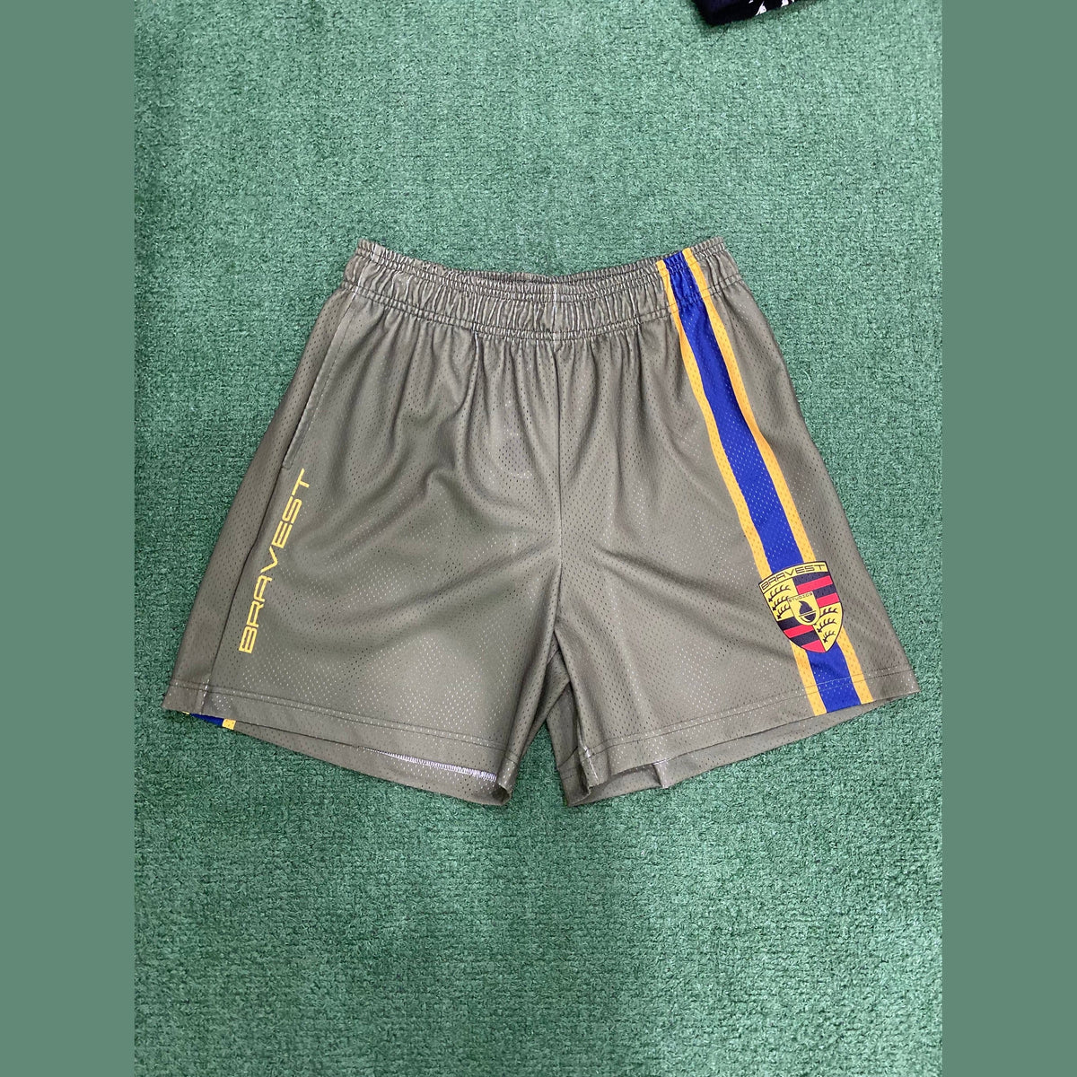 Bravest Studios Olive Racing Shorts
