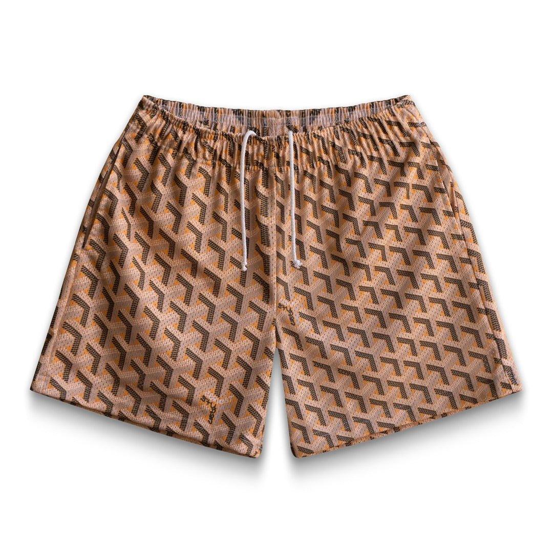 Bravest Studios Orange Paris Shorts