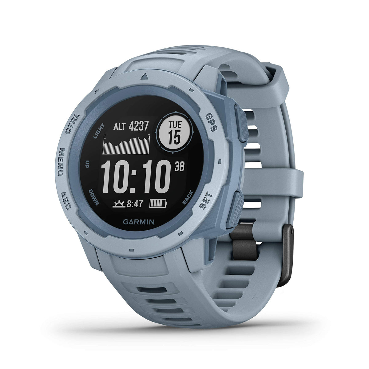 Garmin - Instinct GPS Smartwatch 45mm Fiber-Reinforced Polymer - Sea Foam - 010-02064-64