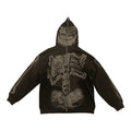 Cactus Jack x Fragment Skeleton Graffiti Full Zip Hoodie Redux (ComplexCon)