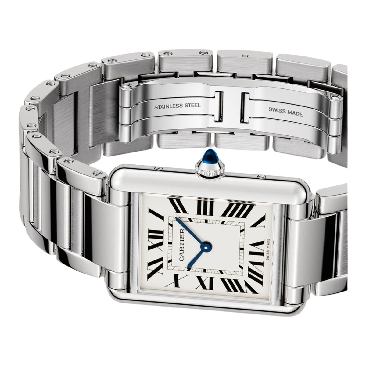 Cartier Tank Must de Cartier Watch, Large Model, High Autonomy Quartz Movement, Steel