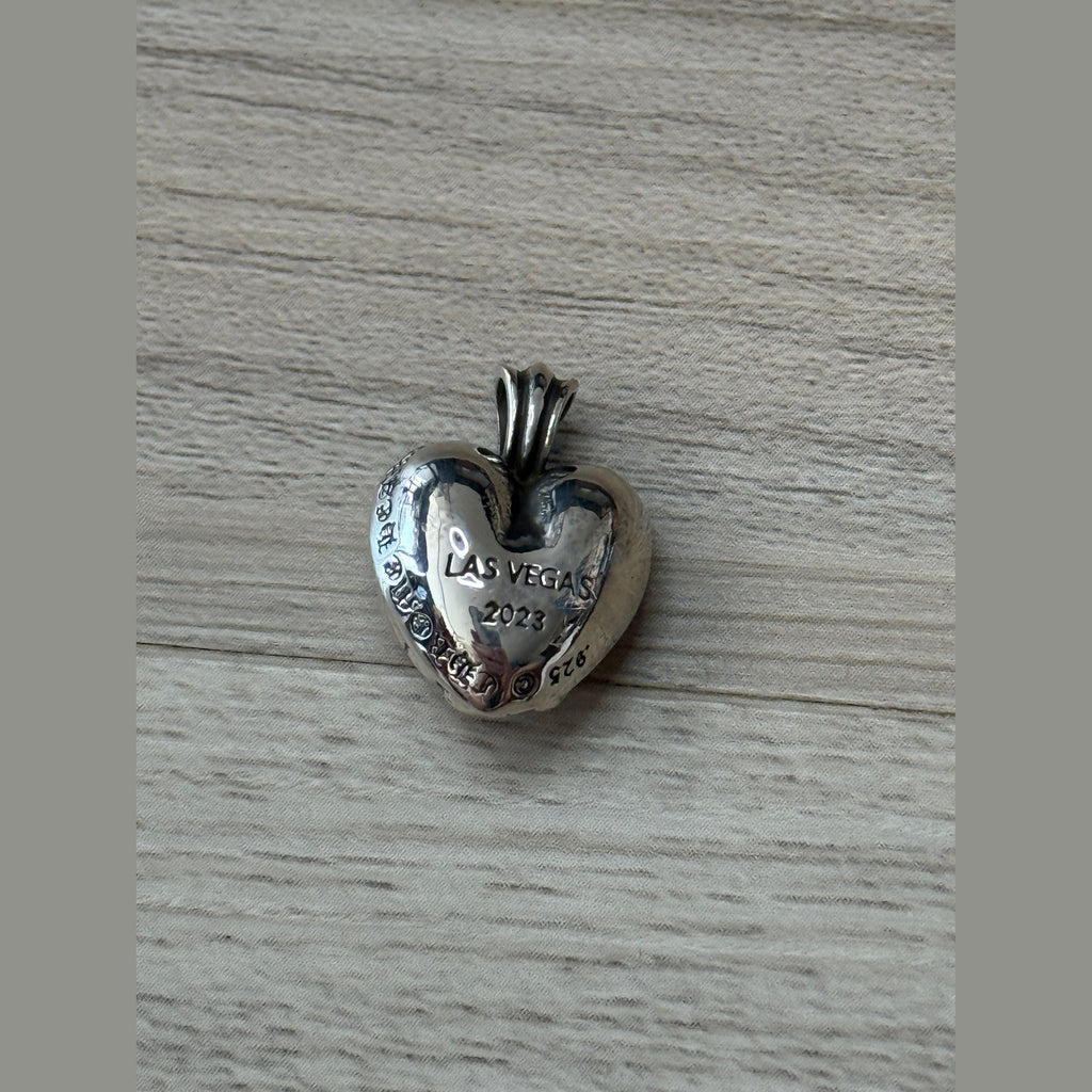 Chrome Hearts Las Vegas 2023 Exclusive Heart Silver Pendant
