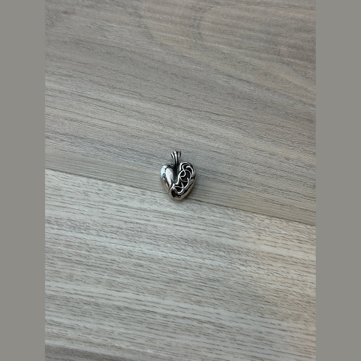 Chrome Hearts Las Vegas 2023 Exclusive Heart Silver Pendant
