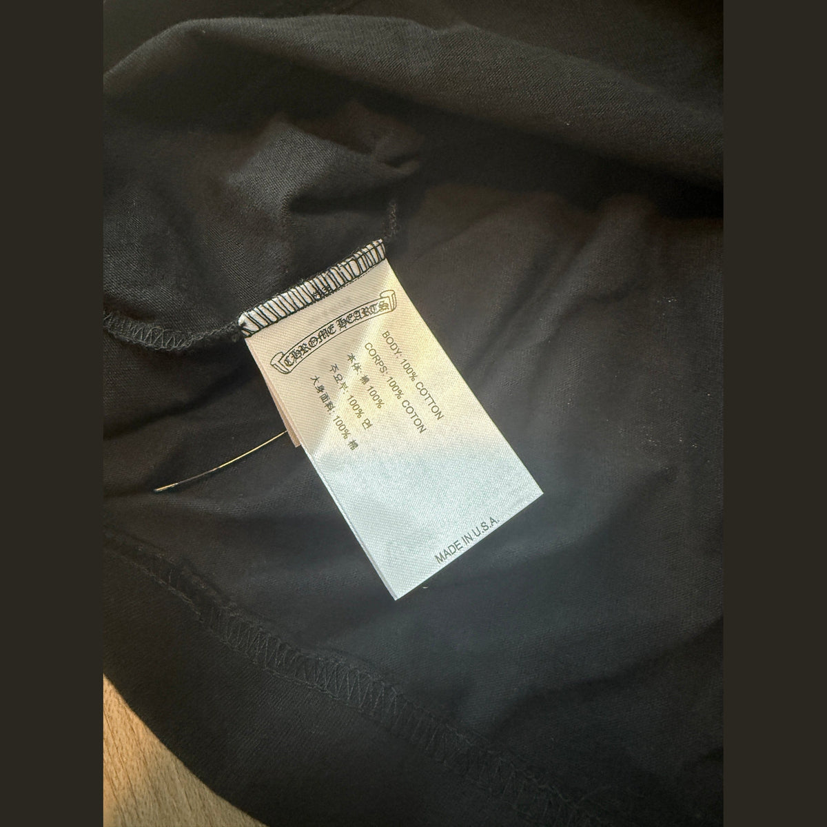 Chrome Hearts Las Vegas Exclusive Pocket T-Shirt Black
