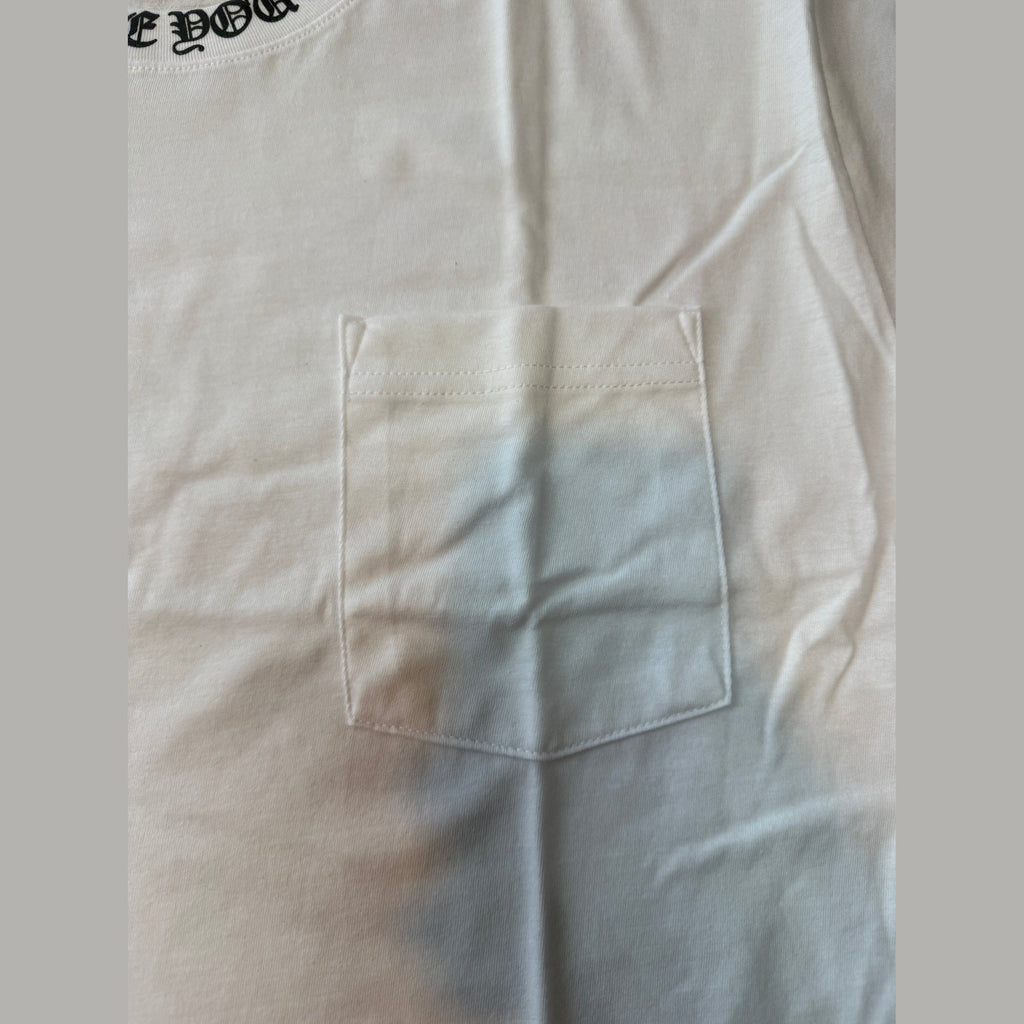 Chrome Hearts 'Love You' Neck Logo T-Shirt White