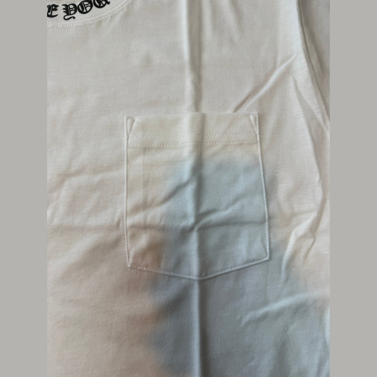 Chrome Hearts 'Love You' Neck Logo T-Shirt White