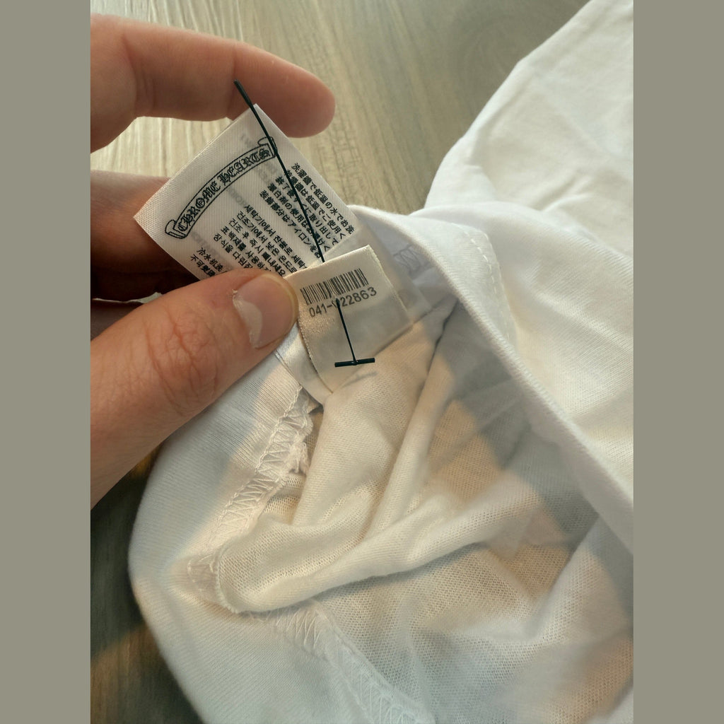 Chrome Hearts 'Love You' Neck Logo T-Shirt White