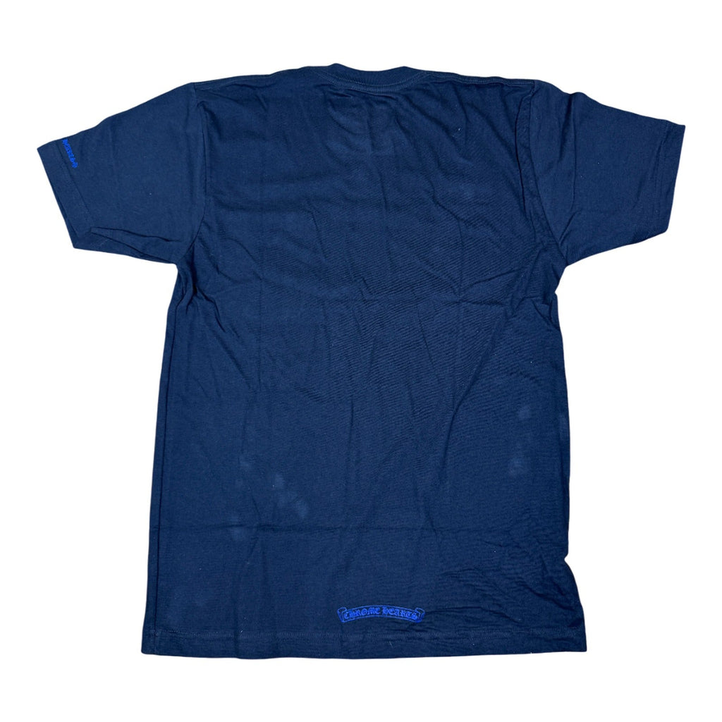 Chrome Hearts Neck Logo Pocket T-Shirt Black / Blue
