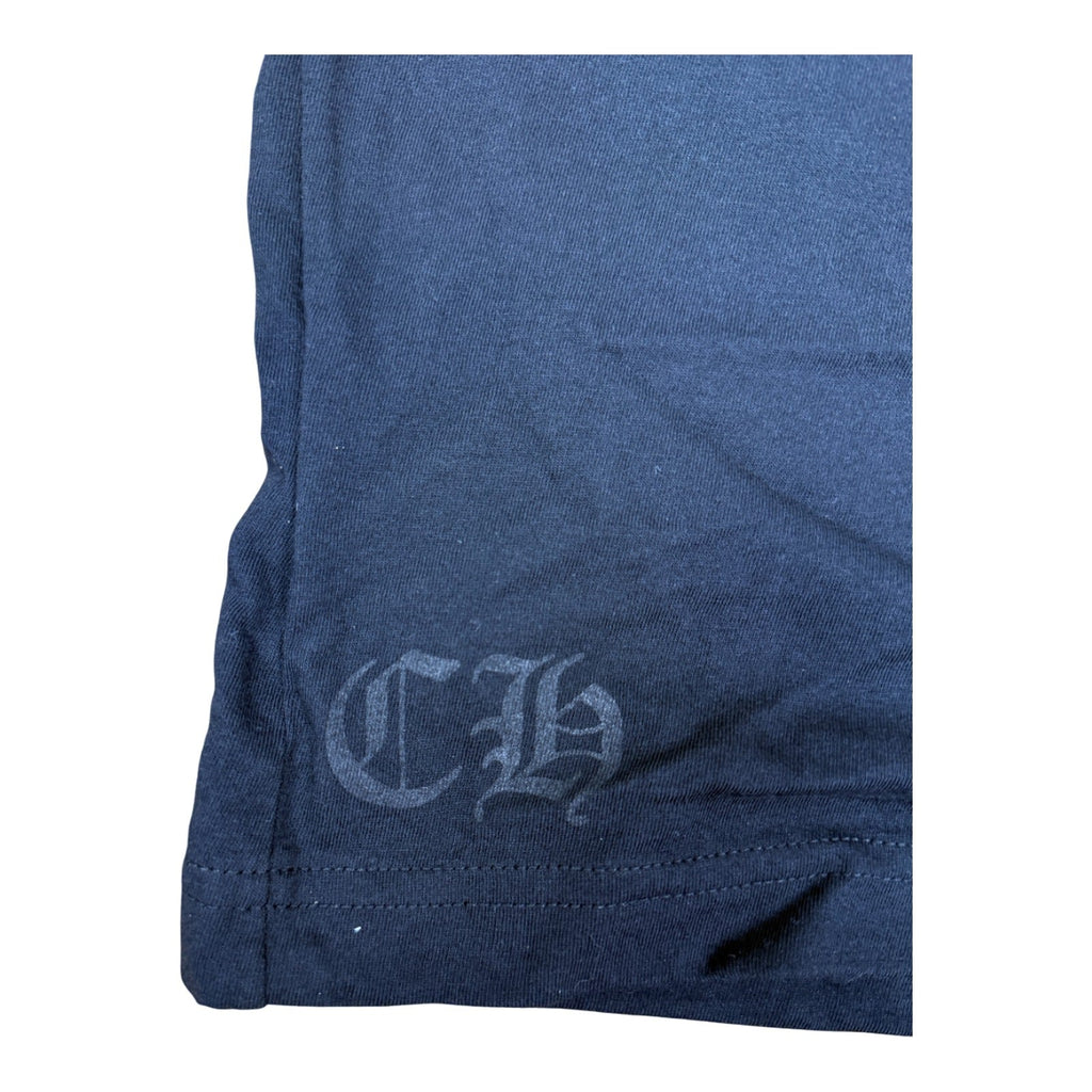 Chrome Hearts Neck Logo Pocket T-Shirt Black / Blue