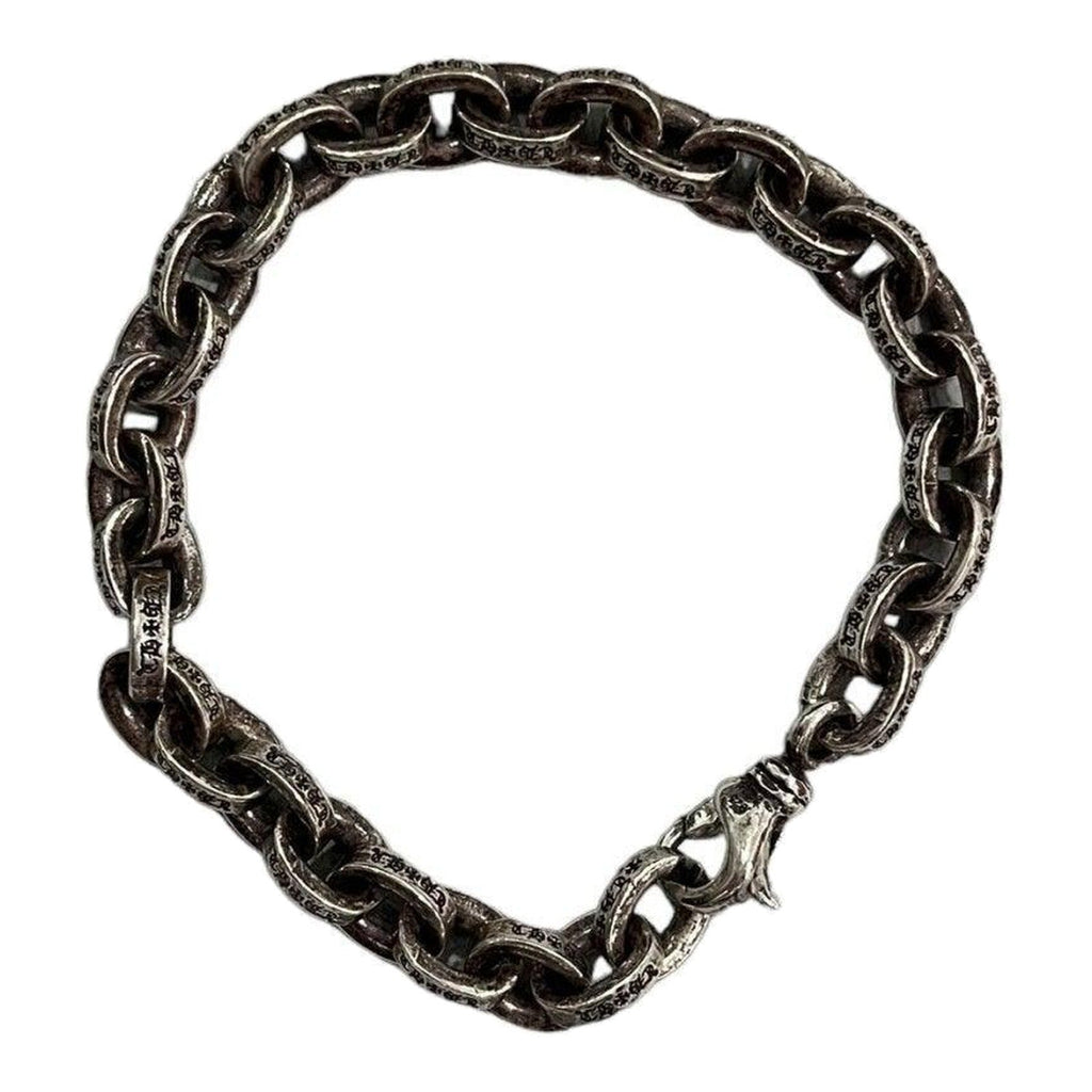 Chrome Hearts Silver Paper Chain Bracelet (8 Inches)