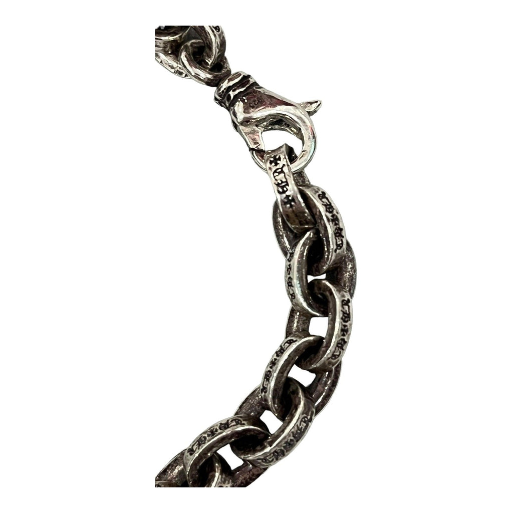 Chrome Hearts Silver Paper Chain Bracelet (8 Inches)