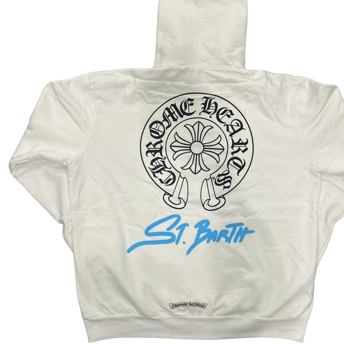 Chrome Hearts St. Barth Horseshoe Pullover Hoodie White