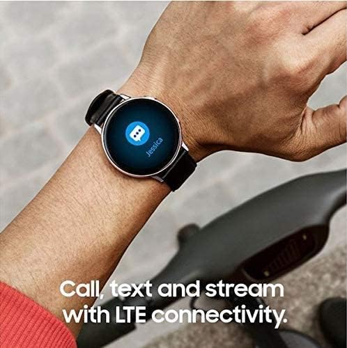 Unlocked Samsung Galaxy Watch Active 2 Smartwatch 44mm Stainless Steel LTE  - SMR825USSAXAR