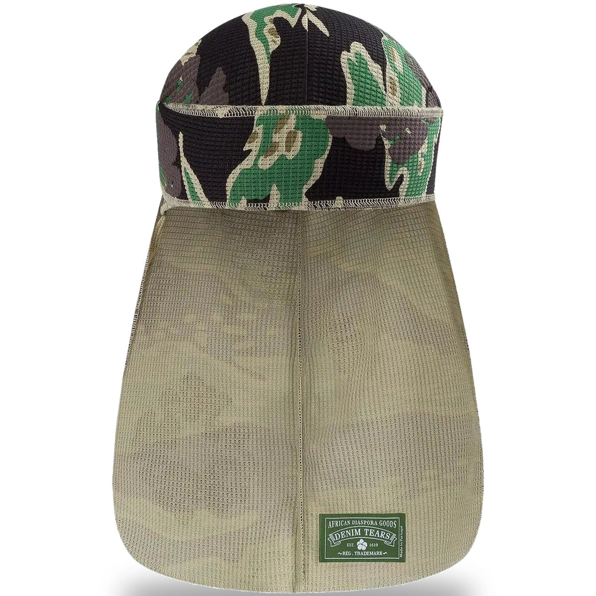 Denim Tears Green Tiger Camo Cotton Wreath Durag