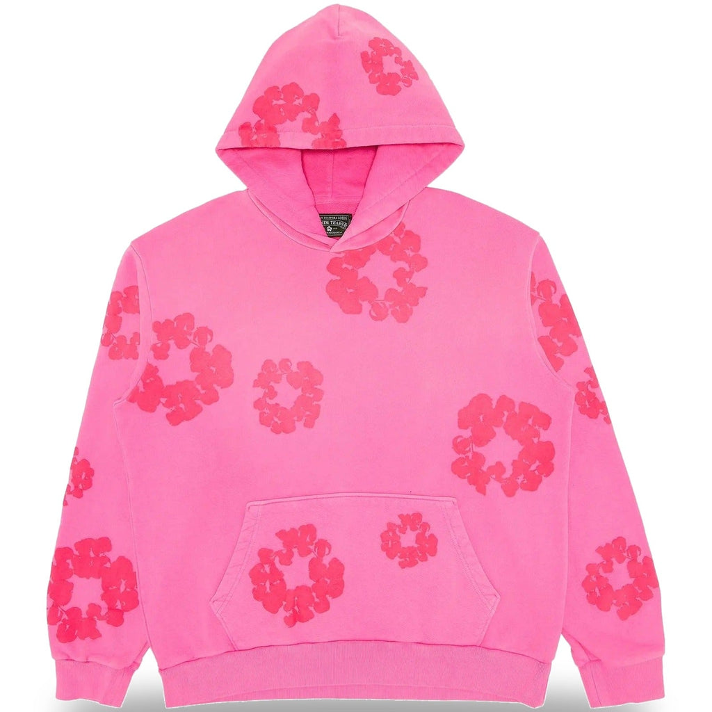 Denim Tears Mono Cotton Wreath Hoodie Hyper Pink