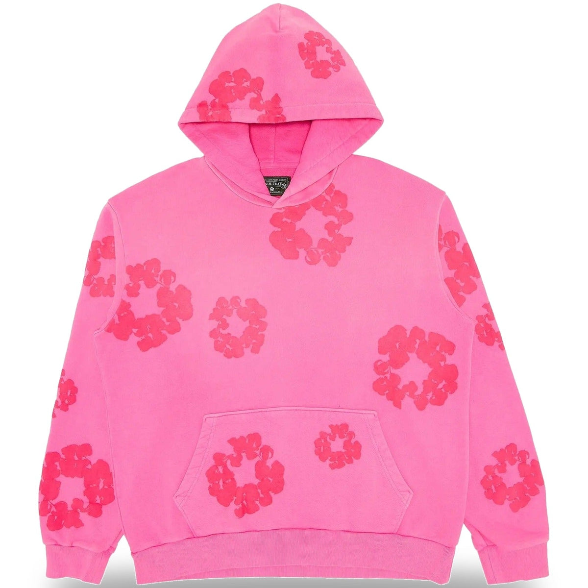 Denim Tears Mono Cotton Wreath Hoodie Hyper Pink