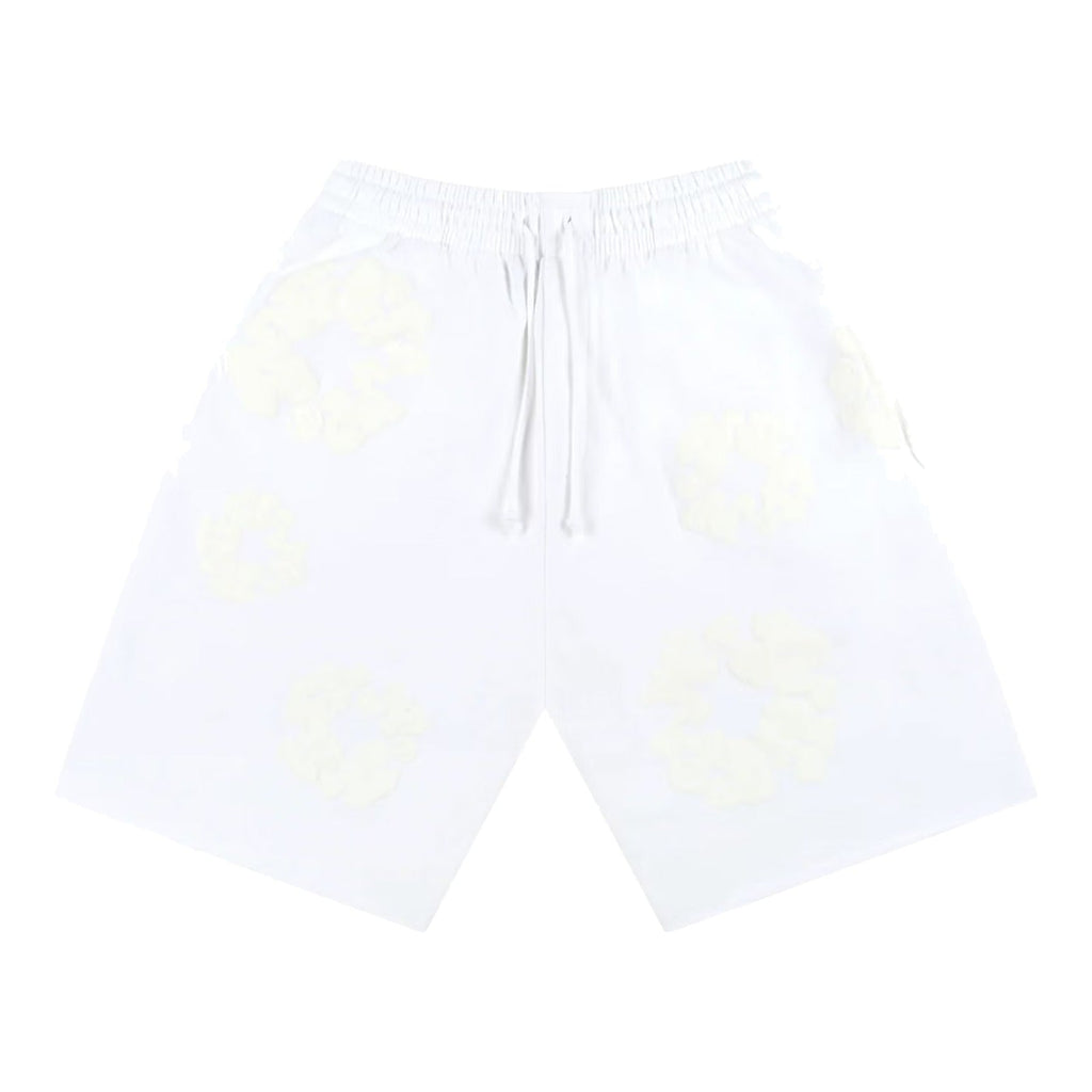 Denim Tears Mono Cotton Wreath Shorts White