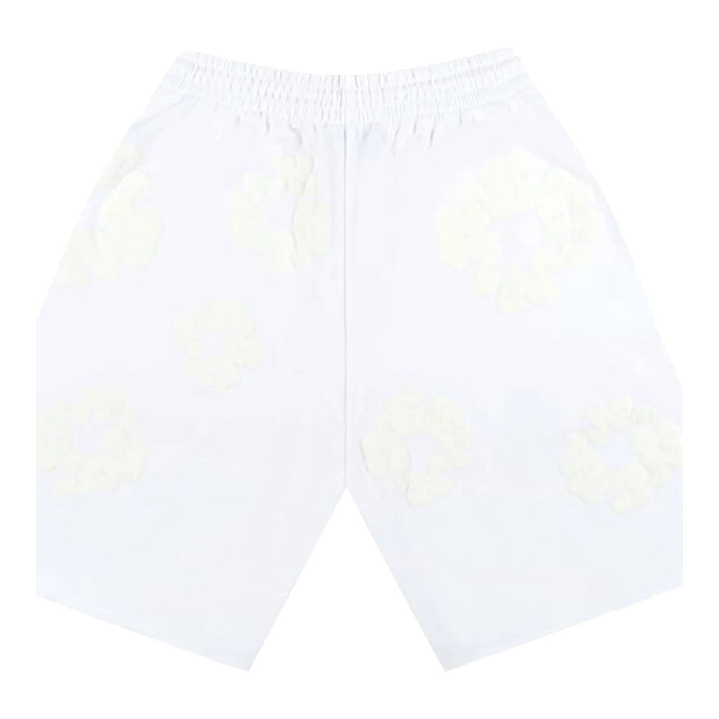 Denim Tears Mono Cotton Wreath Shorts White