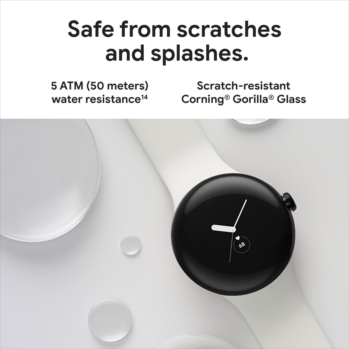 Verizon Pixel Watch Black Stainless Steel 41mm Case w/Obsidian Band - GA03311-US