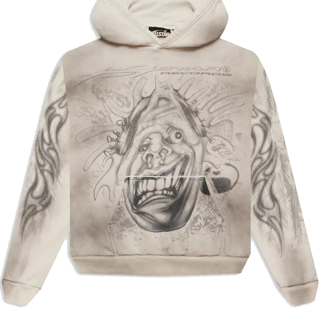Hellstar HStar Records Hoodie White