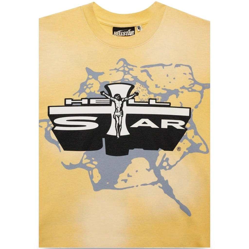 Hellstar Jesus T-Shirt Yellow