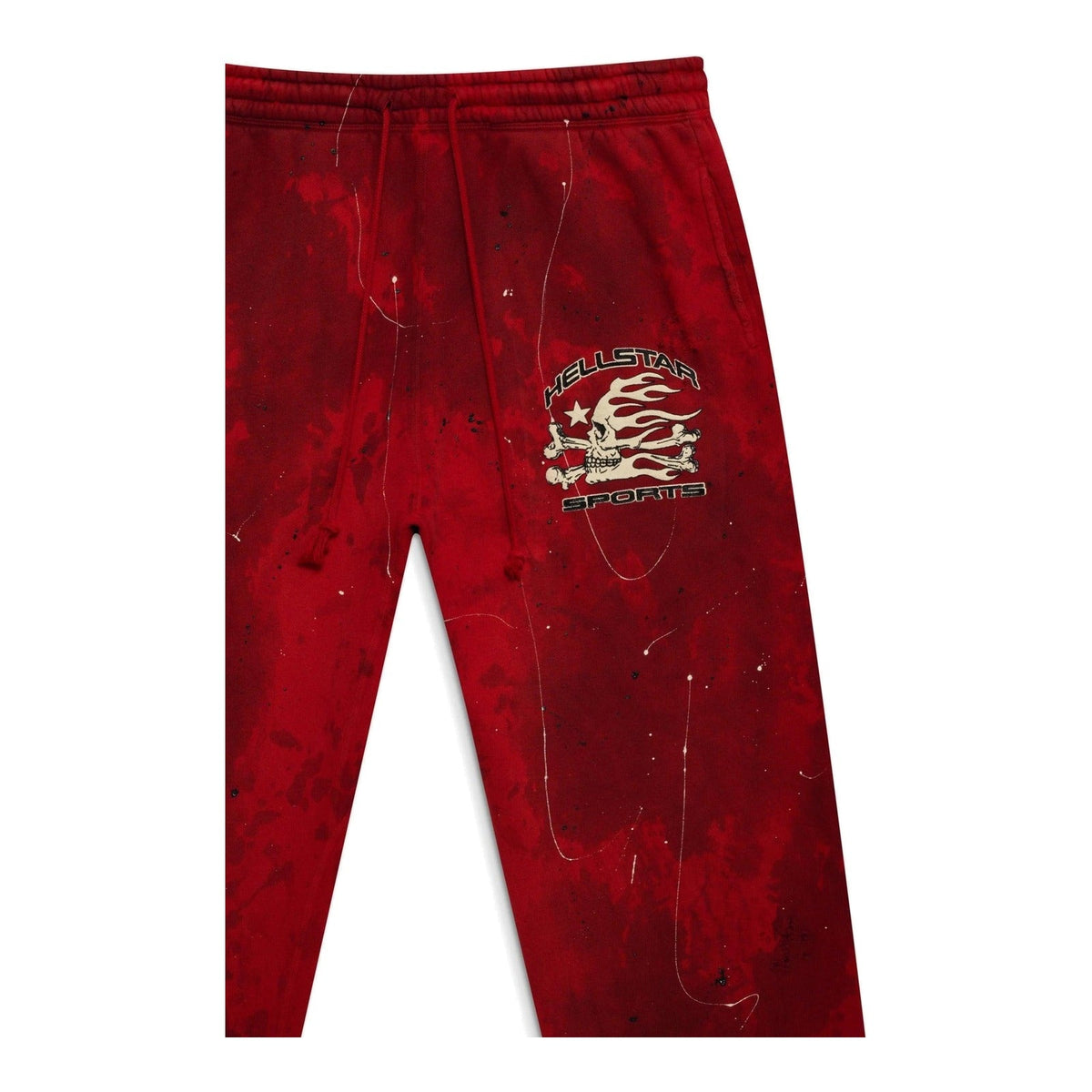 Hellstar Sports Red Tye-Dye Sweatpants