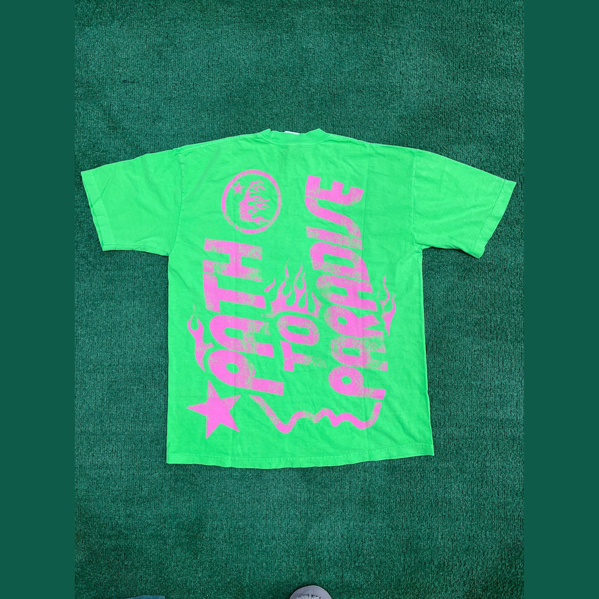 Hellstar Son of G-D T-shirt Neon Green