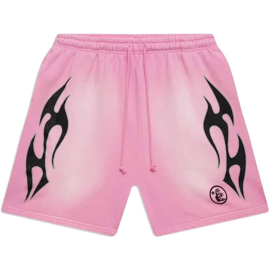 Hellstar Sports Flame Shorts Pink (Valentine's Day)