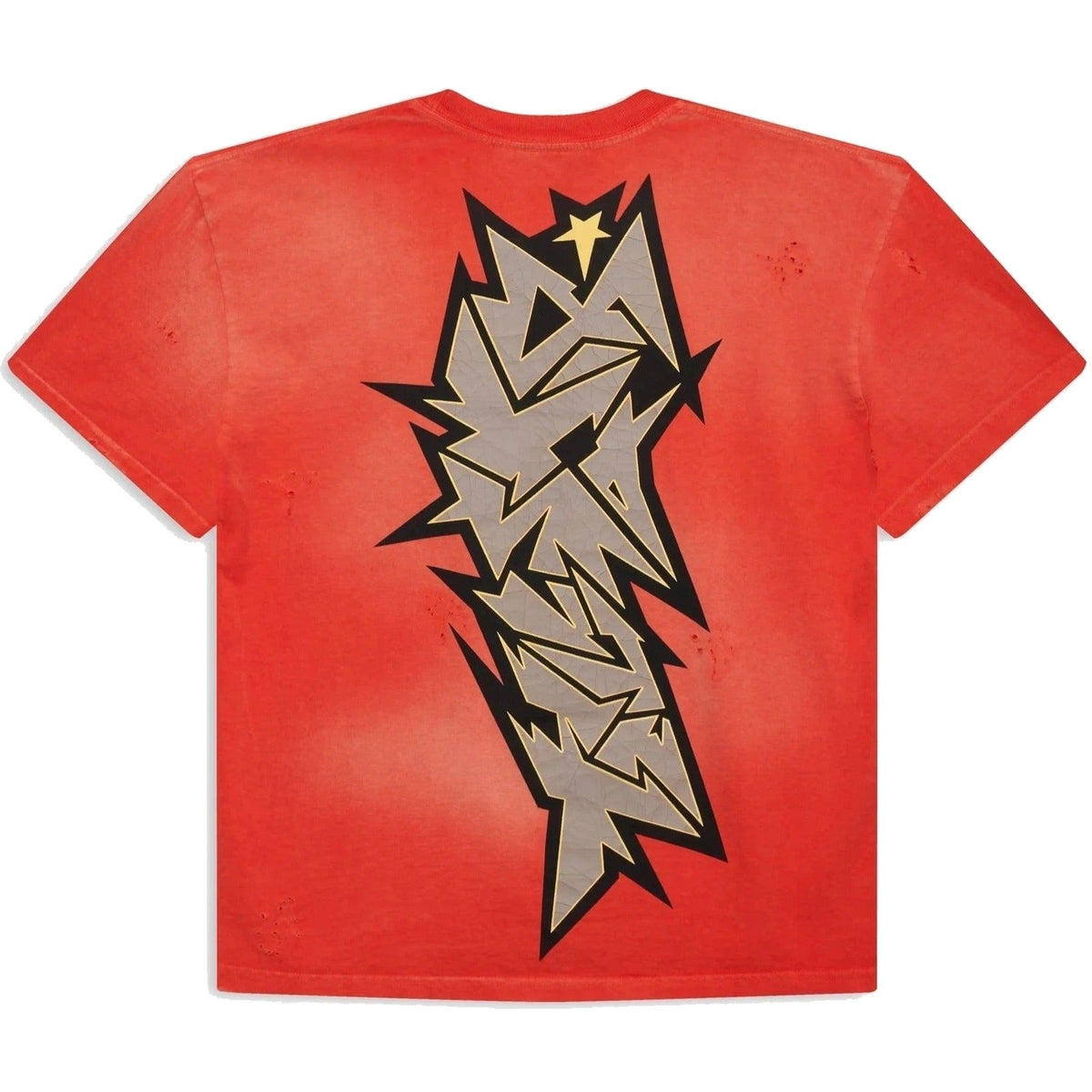 Hellstar Sports Red Crack Print T-Shirt