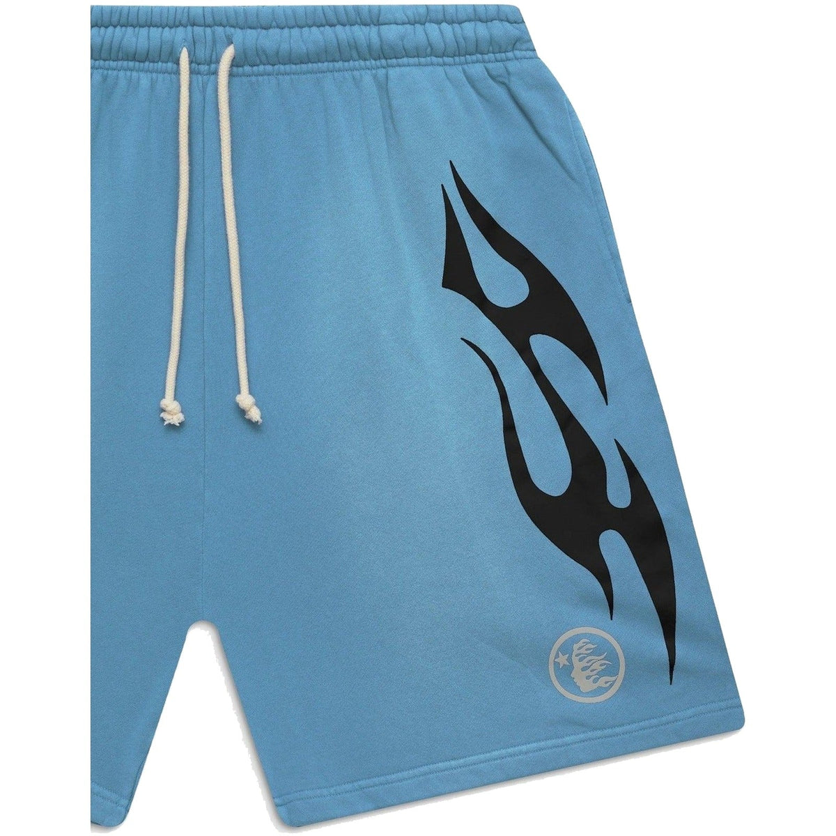 Hellstar Studios Flame Shorts Blue