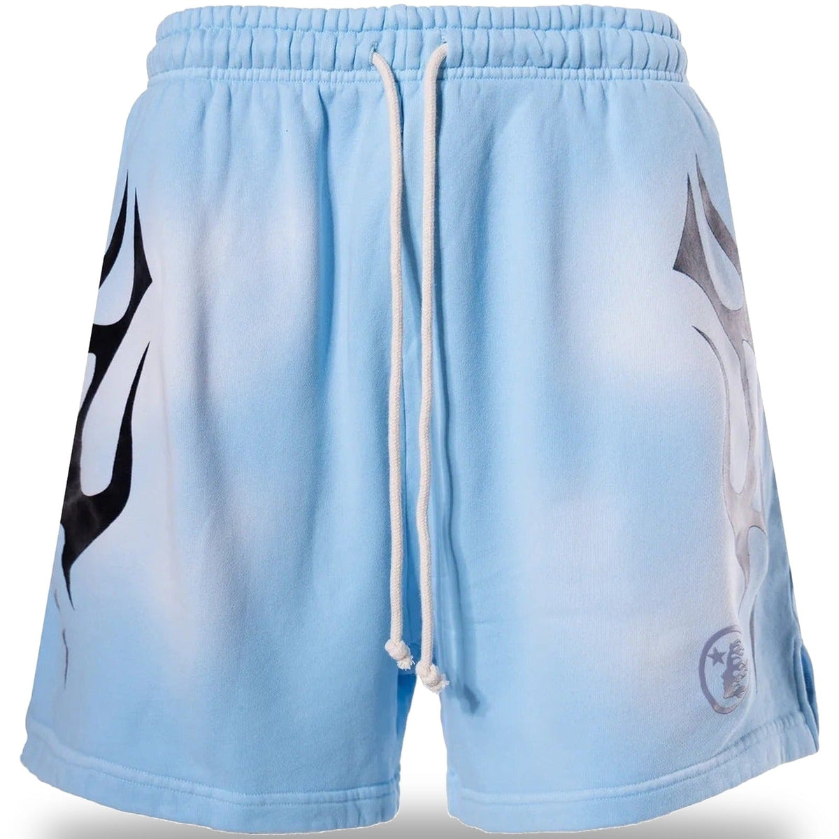 Hellstar Studios Flame Shorts Blue